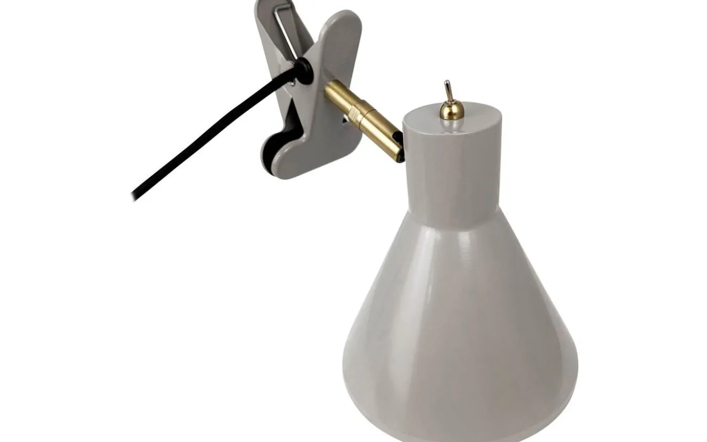 Sleep Klämlampa Blank Beige/Antikmässing