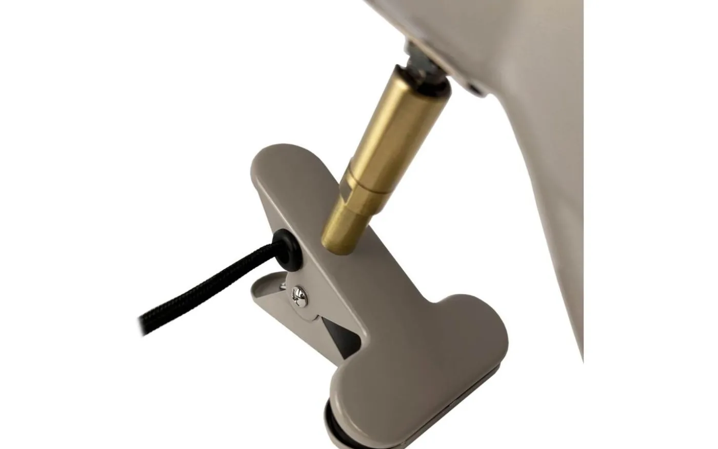 Sleep Klämlampa Blank Beige/Antikmässing