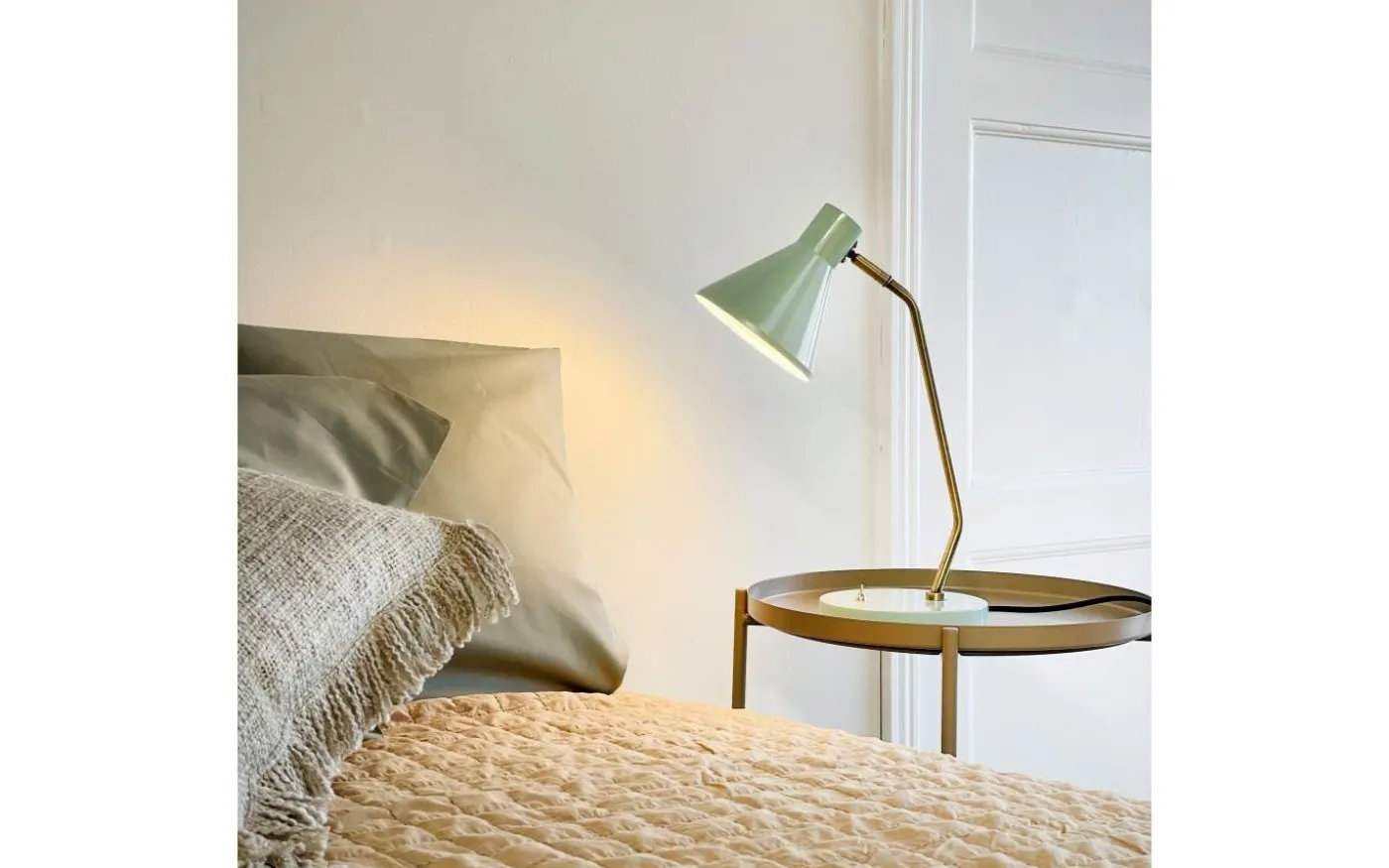 Sleep Skrivbordslampa 43cm Mint/Mässing