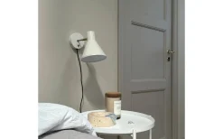 Sleep Vägglampa Blank Pärlvit/Antikmässing