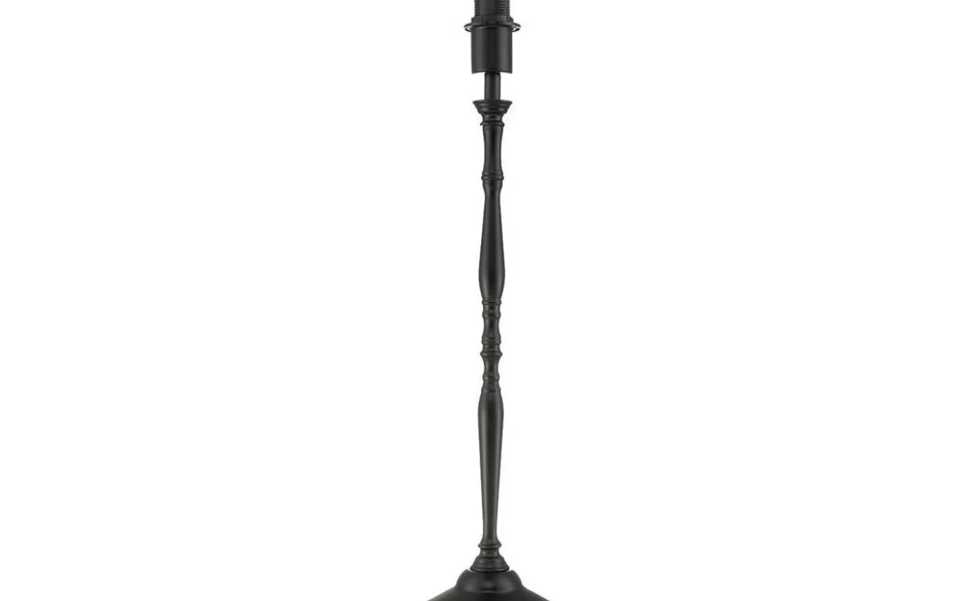 Slim Lampfot 47cm Svart