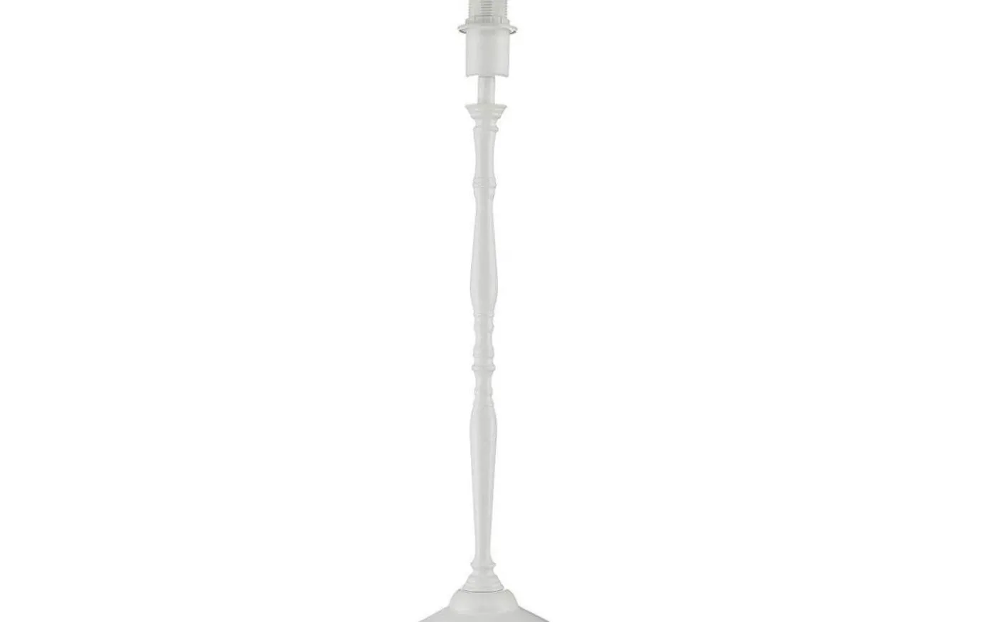 Slim Lampfot 47cm Vit