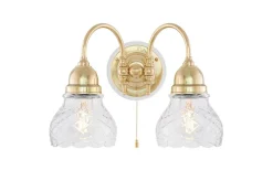 Slipad klockskärm 60/130 - Klart rutslipat kristallglas