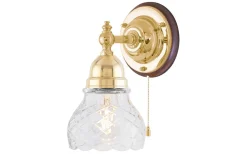 Slipad klockskärm 60/130 - Klart rutslipat kristallglas