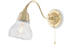 Slipad klockskärm 60/130 - Klart rutslipat kristallglas