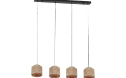 Smilla Takpendel 4-delad E27 naturfärgad/jute