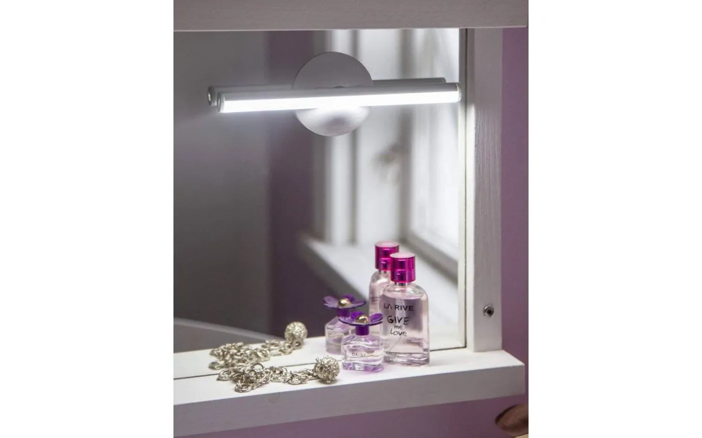 Sminklampa LED Batteridriven med 3-Steg Dim