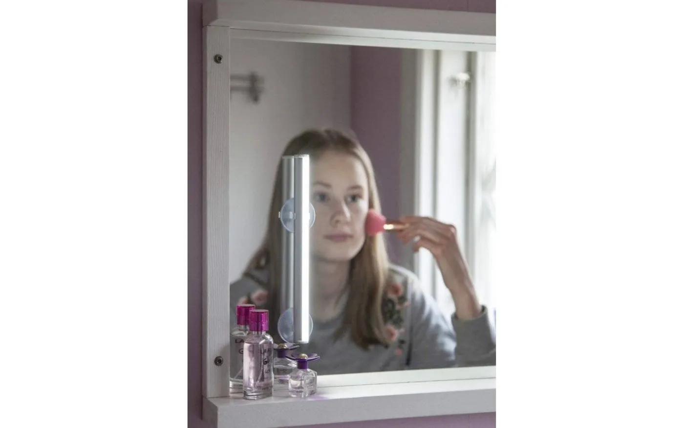 Sminklampa LED Batteridriven med 3-Steg Dim