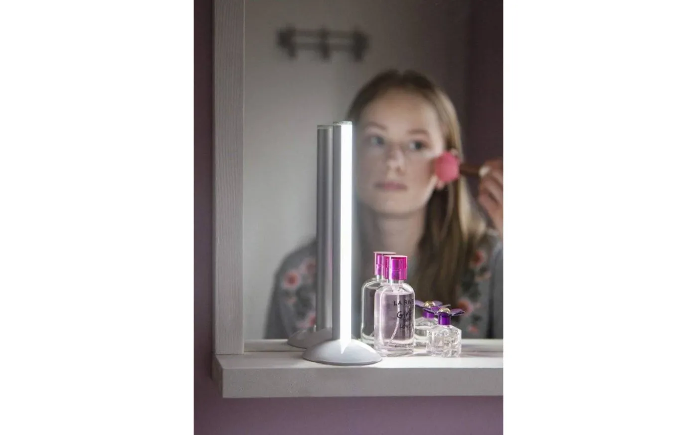 Sminklampa LED Batteridriven med 3-Steg Dim