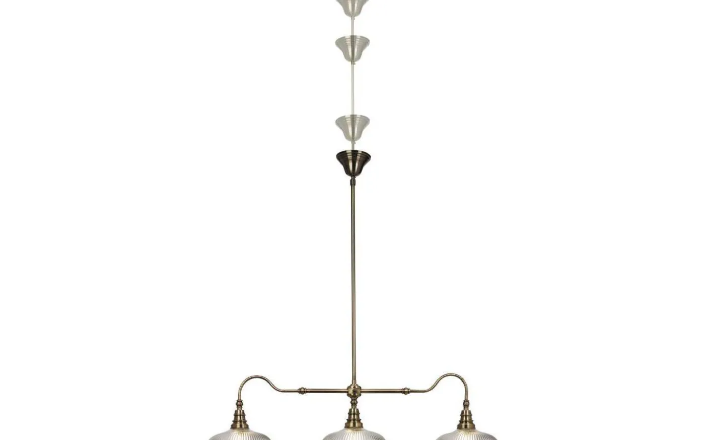 Snooker Taklampa 107cm Antik/Glas