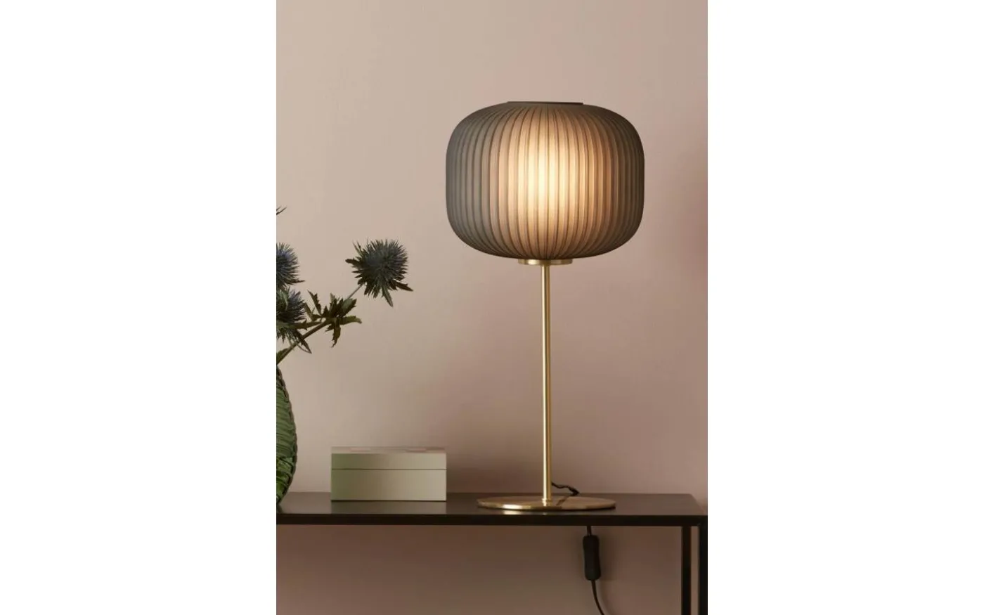 Sober Bordslampa 50cm Rök/Mässing