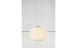 Sober Taklampa 25cm Opal/Mässing