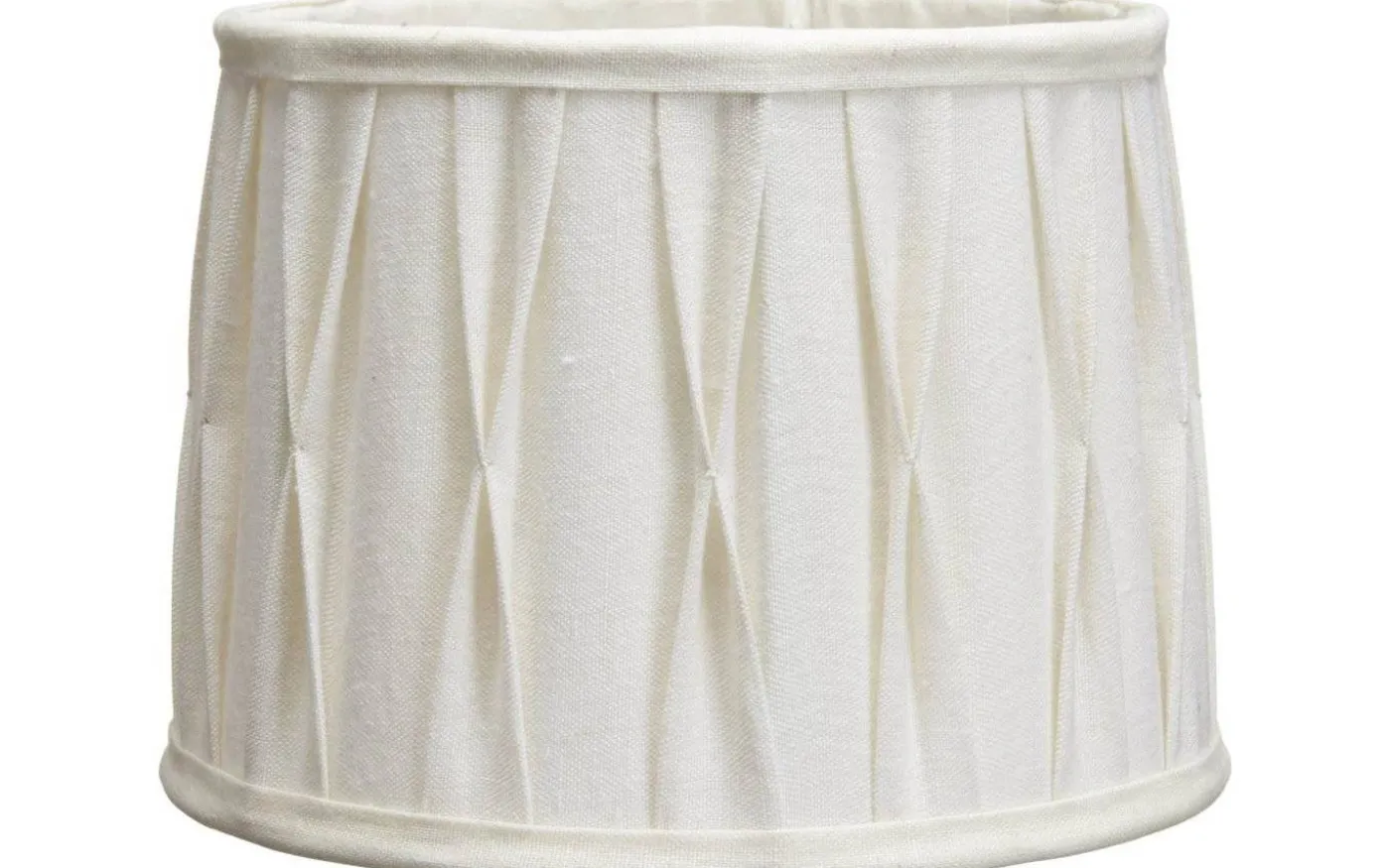 Sofia Lampskärm Ø35cm Plissé Stygn Offwhite