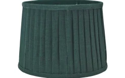 Sofia Lampskärm Ø25cm Plissé Skogsgrön