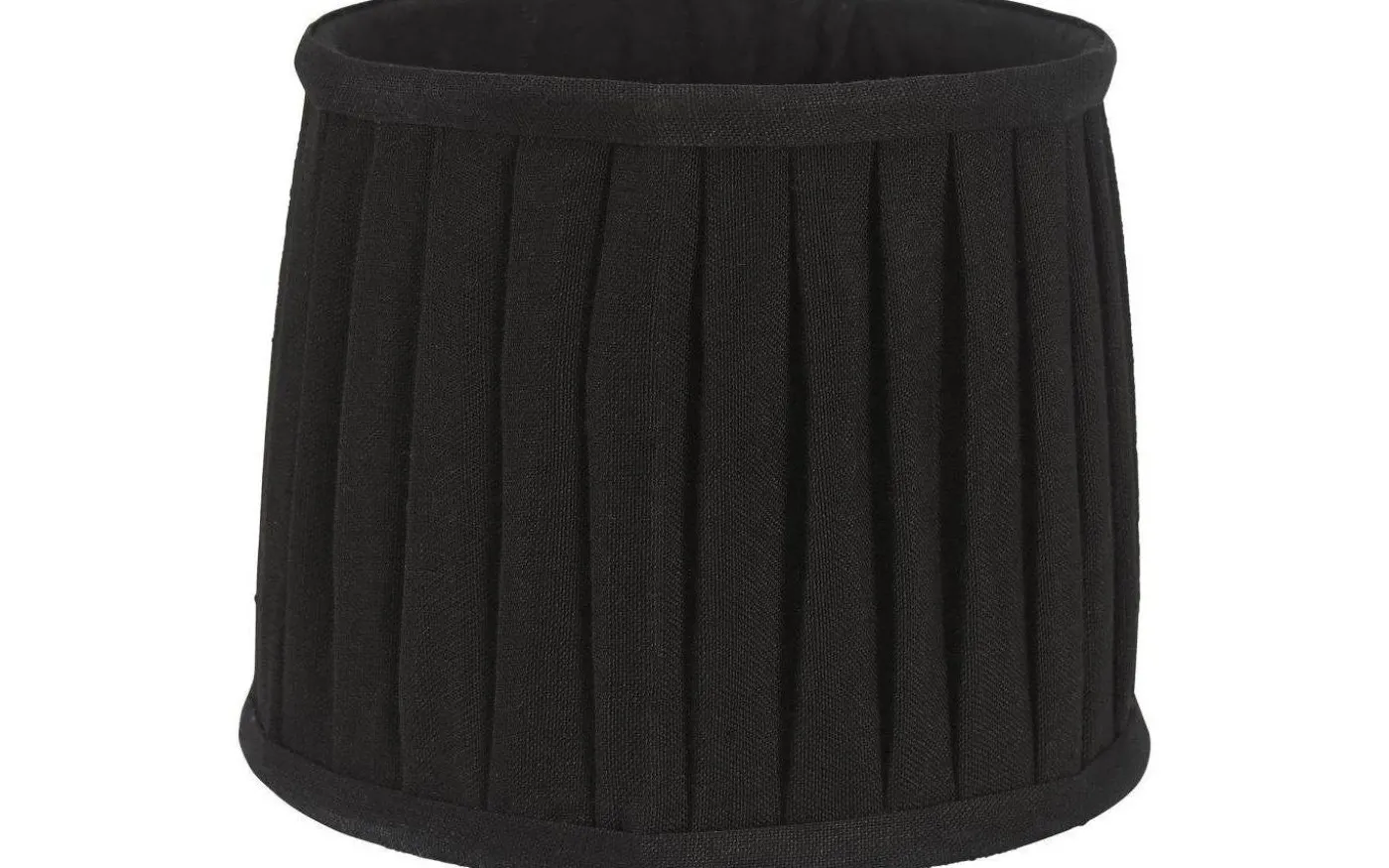 Sofia Lampskärm Ø40cm Plissé Svart