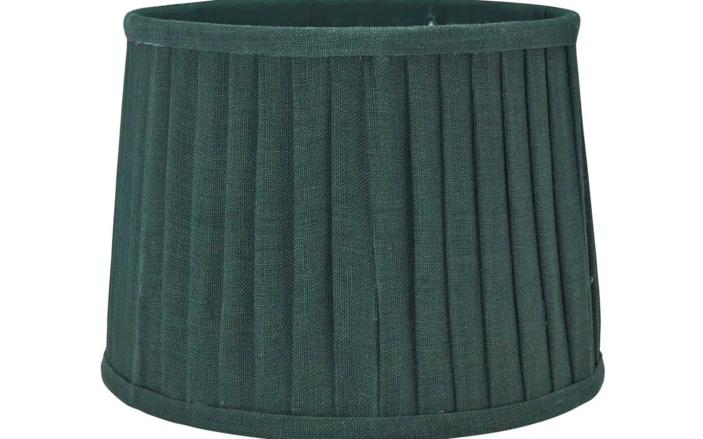 Sofia Lampskärm Ø35cm Plissé Skogsgrön
