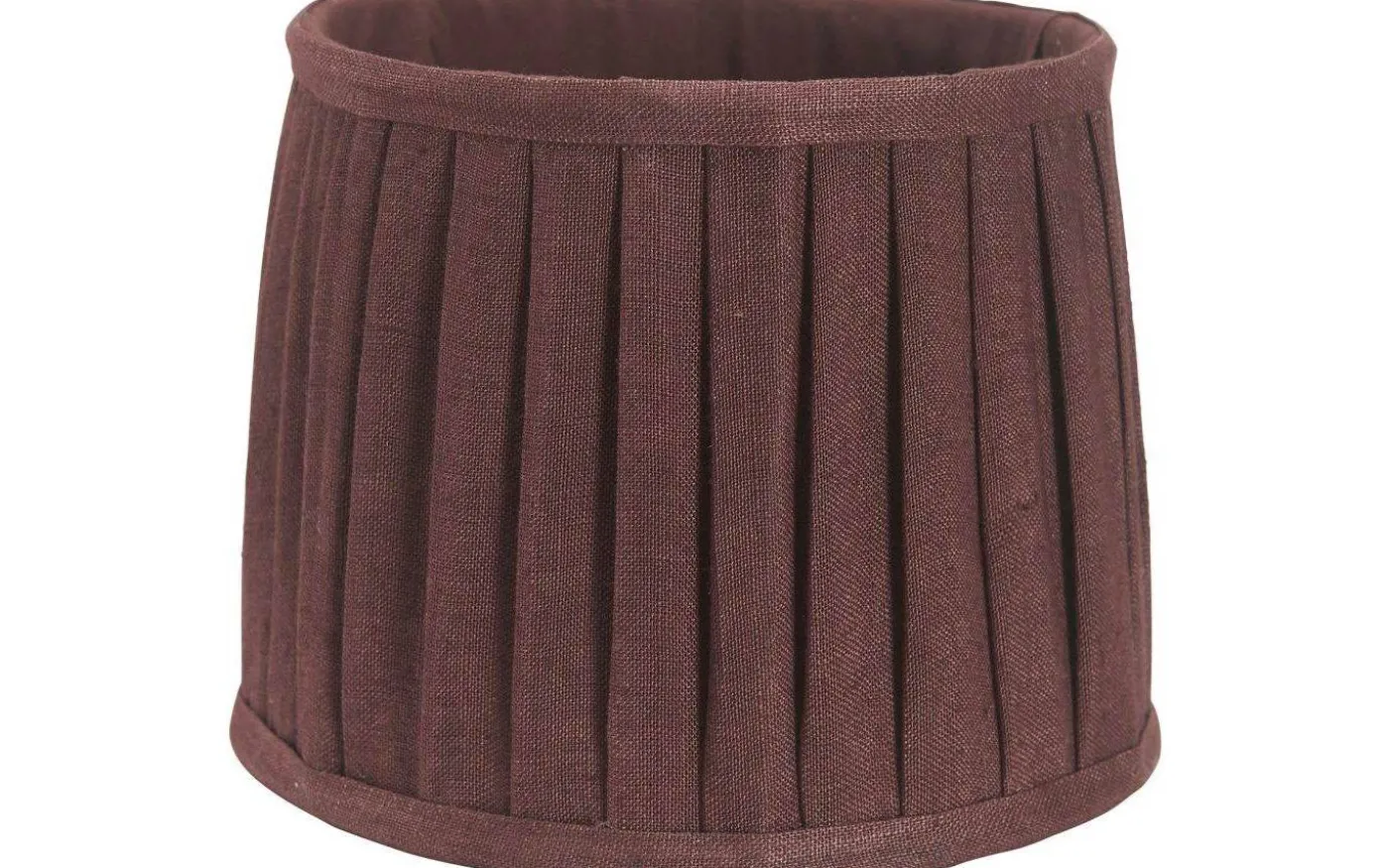 Sofia Lampskärm Ø30cm Plissé Vinröd