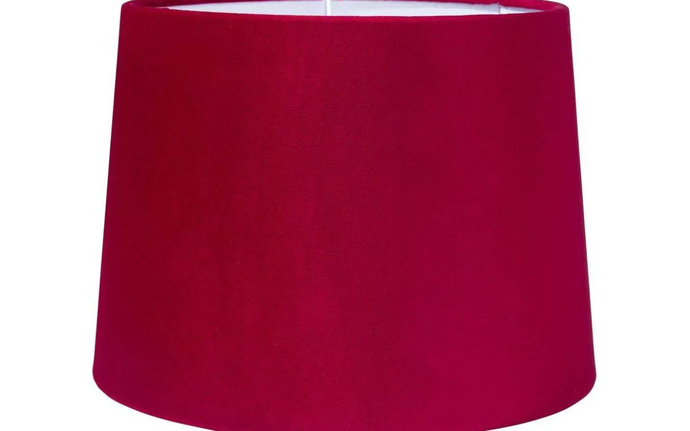 Sofia Lampskärm Ø35cm Sammet Klarröd