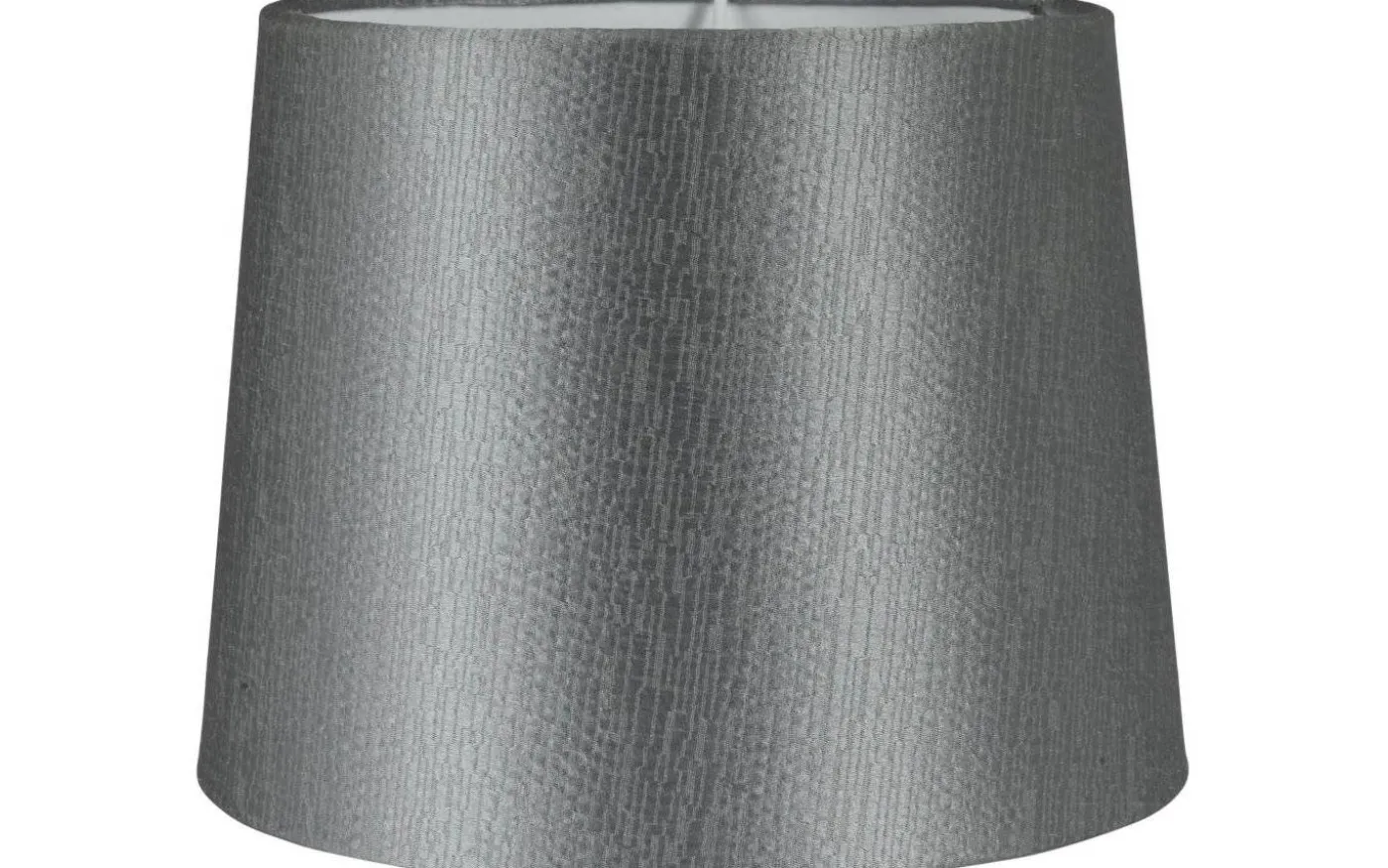 Sofia Lampskärm Ø35cm Sidenlook Glint Grå