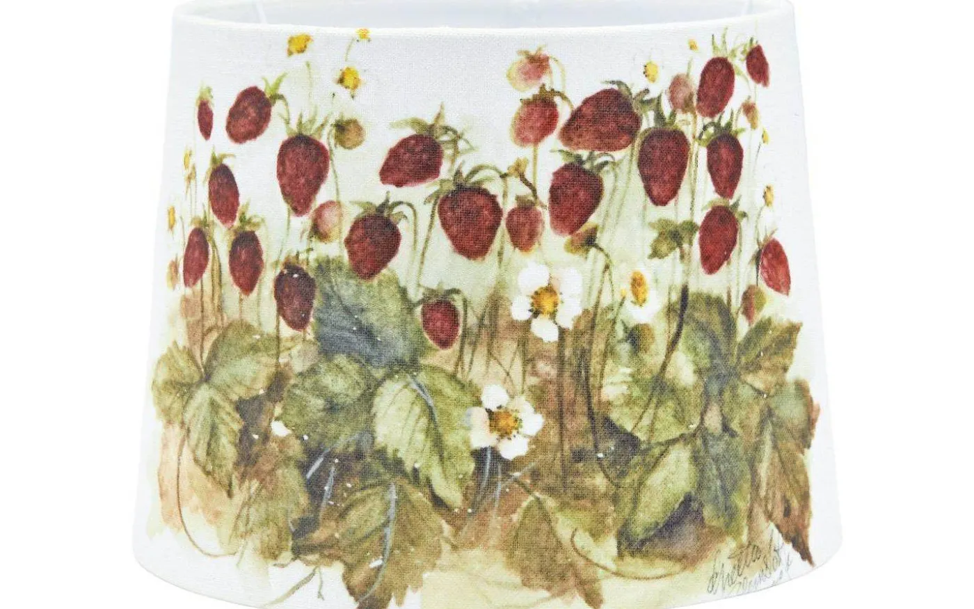 Sofia Lampskärm Ø20cm Smultron Vit