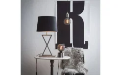 Sofia Lampskärm Sammet Ø35cm Svart