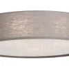 Soft Plafond Ø50cm Grå Linne