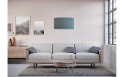 Soft Taklampa Ø57 Blå Ull