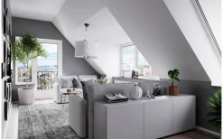 Softy Taklampa Ø60cm Matt Svart/Vit