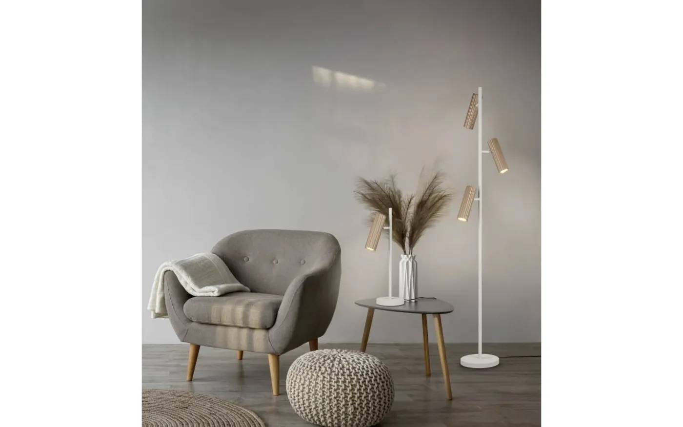 Soka Skrivbordslampa GU10 kaffe/varmgrå