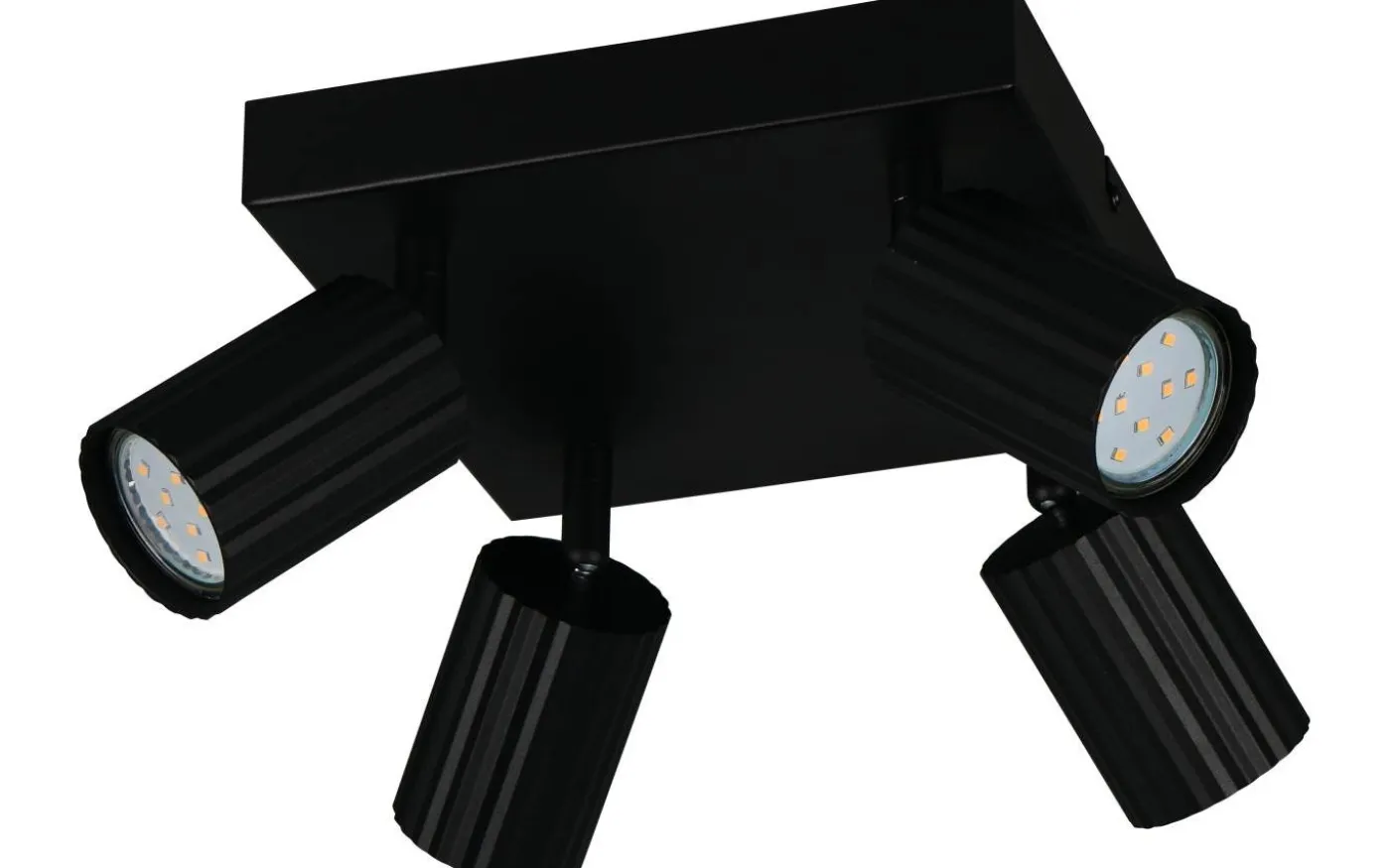 Soka Spotlight 4-delad GU10 mattsvart