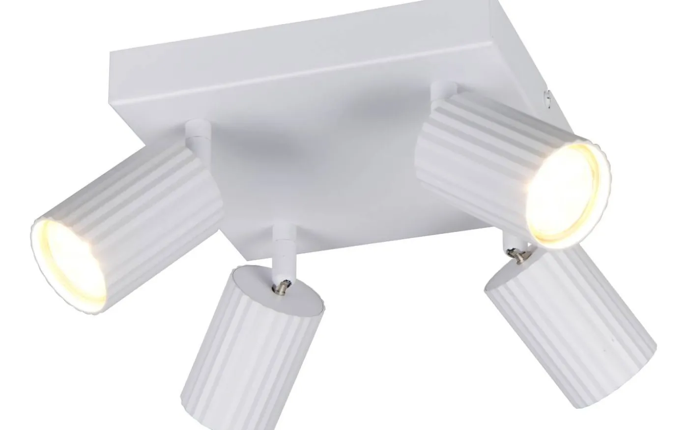 Soka Spotlight 4-delad GU10 matt vit