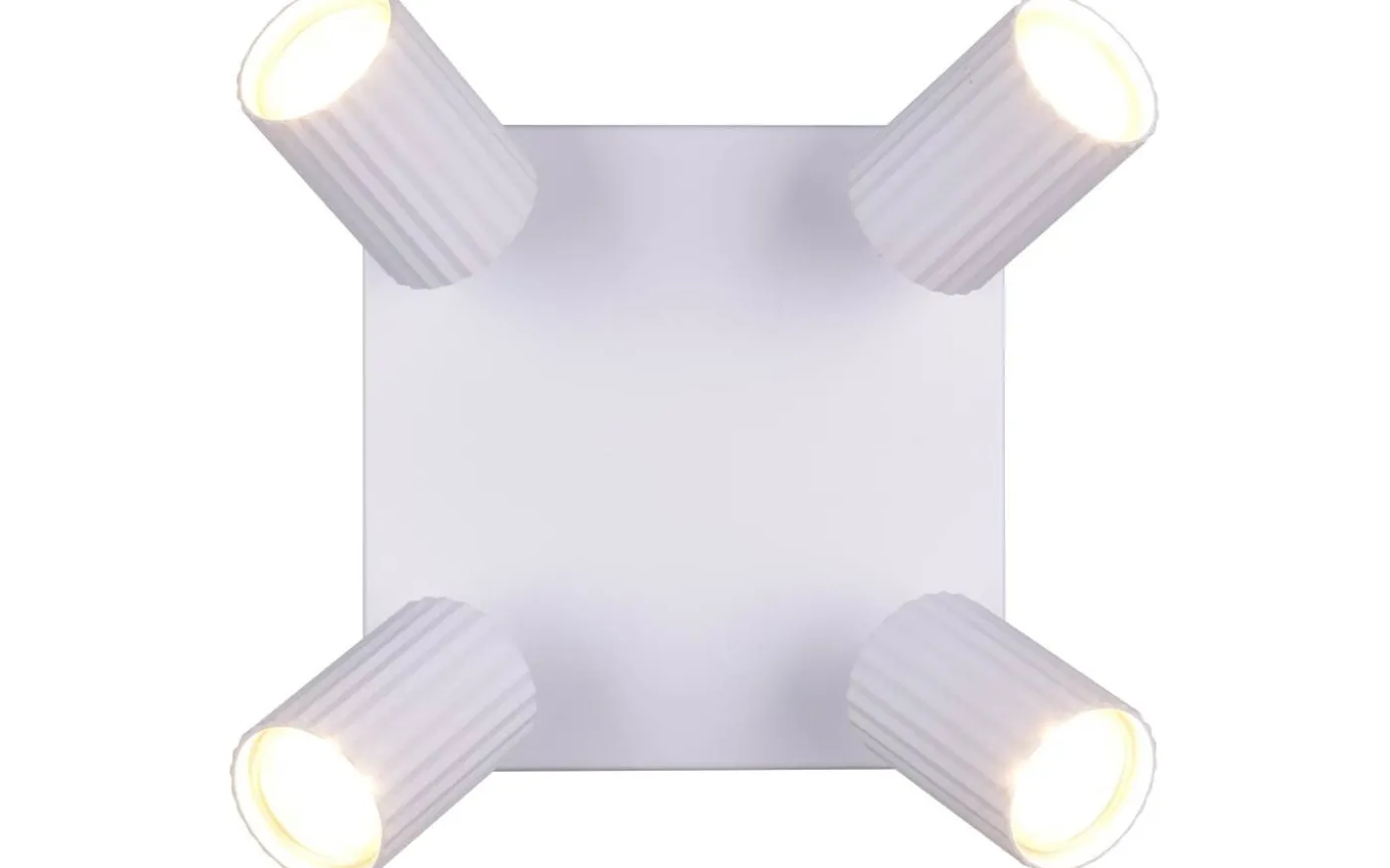 Soka Spotlight 4-delad GU10 matt vit