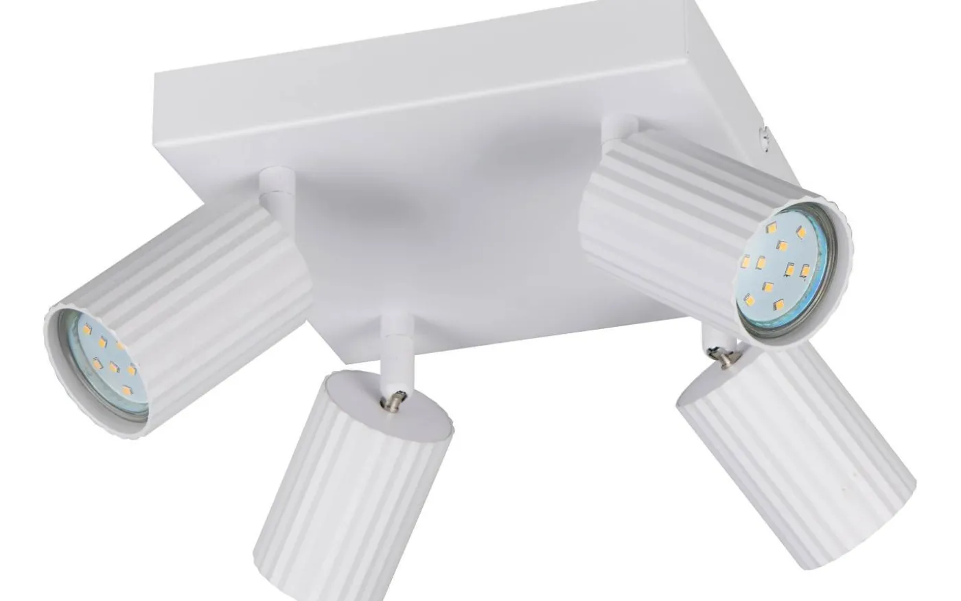 Soka Spotlight 4-delad GU10 matt vit