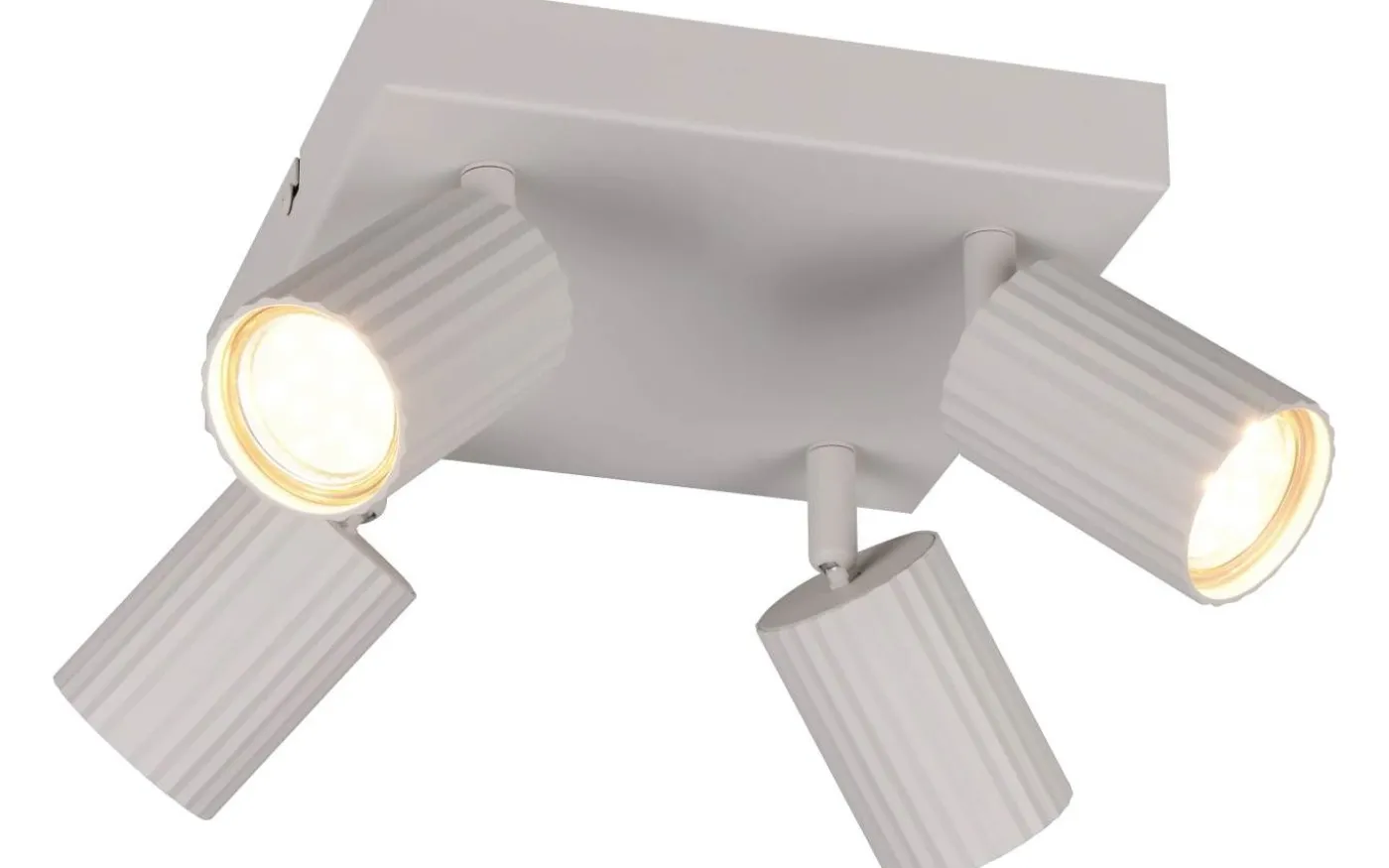 Soka Spotlight 4-delad GU10 varmgrå