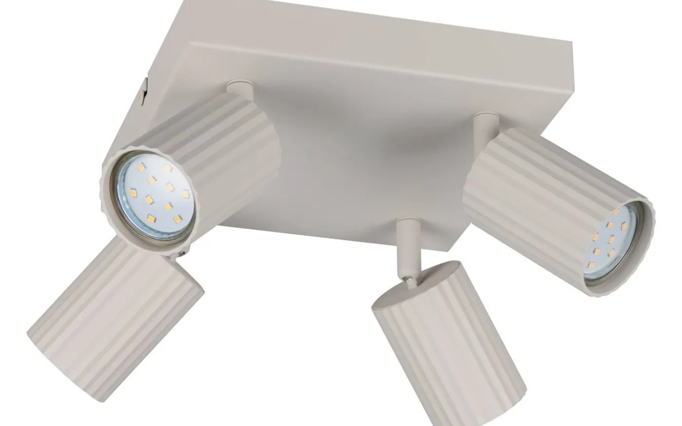 Soka Spotlight 4-delad GU10 varmgrå