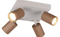 Soka Spotlight 4-delat GU10 kaffe/varmgrå