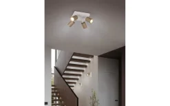 Soka Spotlight 4-delat GU10 kaffe/varmgrå