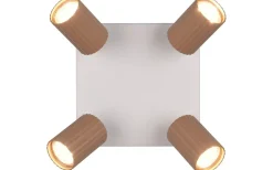 Soka Spotlight 4-delat GU10 kaffe/varmgrå