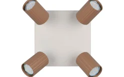 Soka Spotlight 4-delat GU10 kaffe/varmgrå