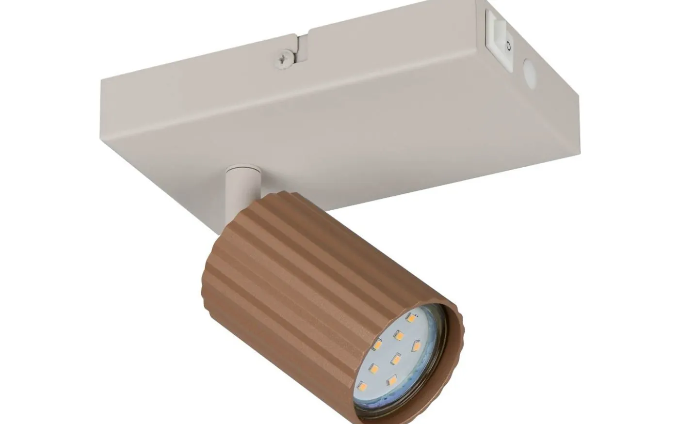 Soka Spotlight GU10 kaffe/varmgrå