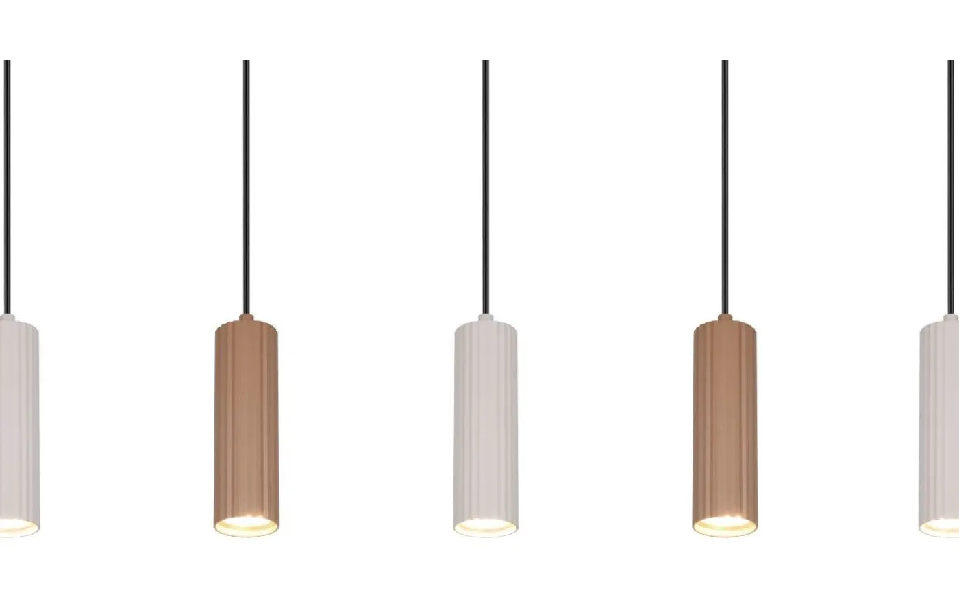 Soka Takpendel 5-delad GU10 kaffe/varmgrå