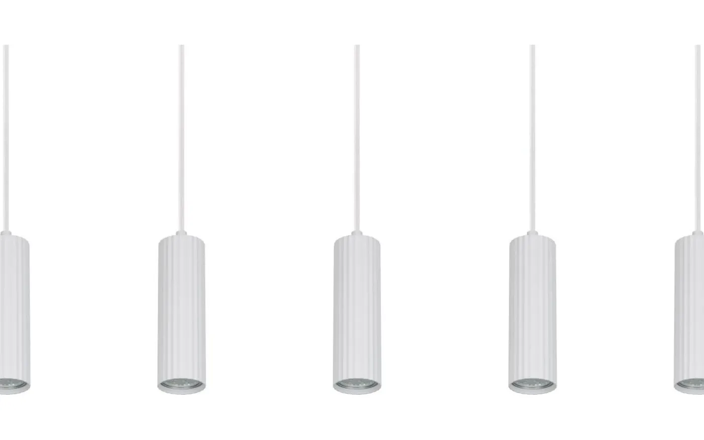 Soka Takpendel 5-delad GU10 matt vit