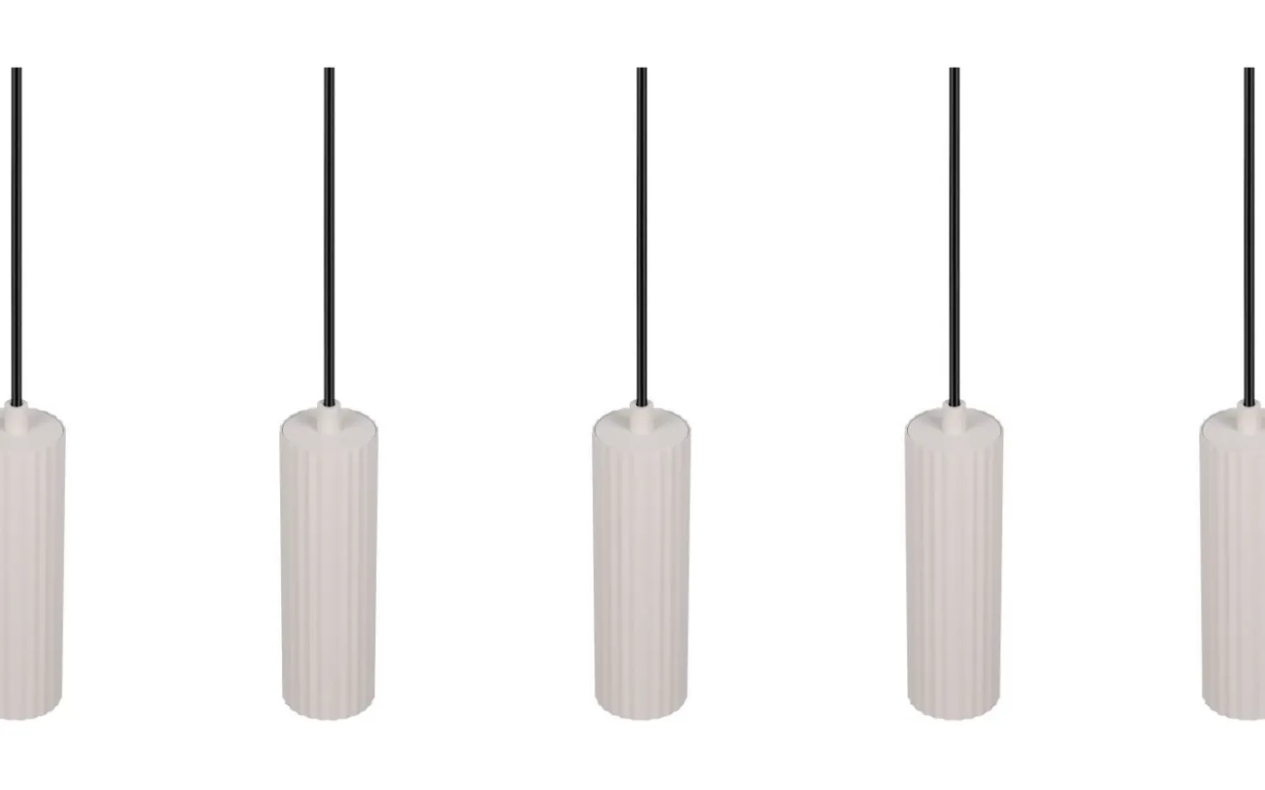 Soka Takpendel 5-delad GU10 varmgrå