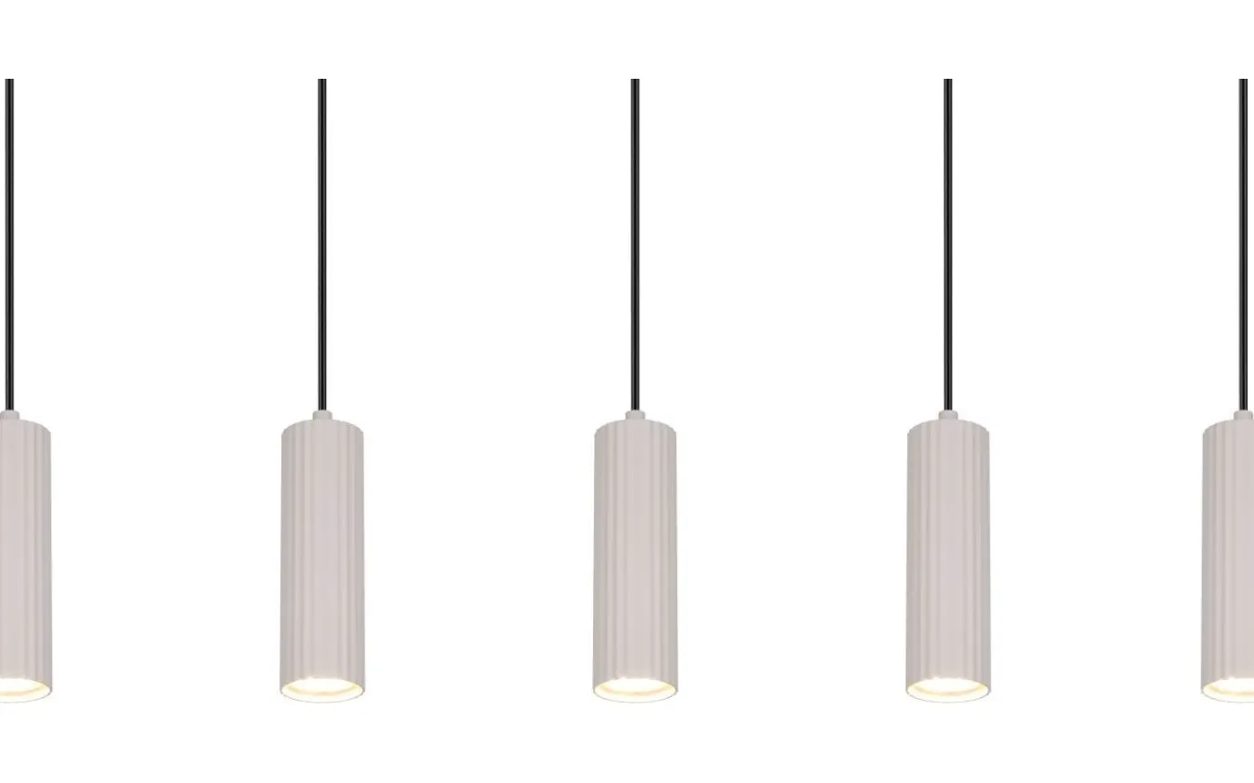 Soka Takpendel 5-delad GU10 varmgrå