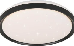 Solit Plafond LED mattsvart stjärnljus RGB