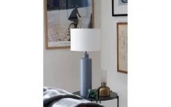 Solo Bordslampa 65cm Blank Denim/Vit
