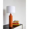 Solo Bordslampa 65cm Blank Orange/Vit