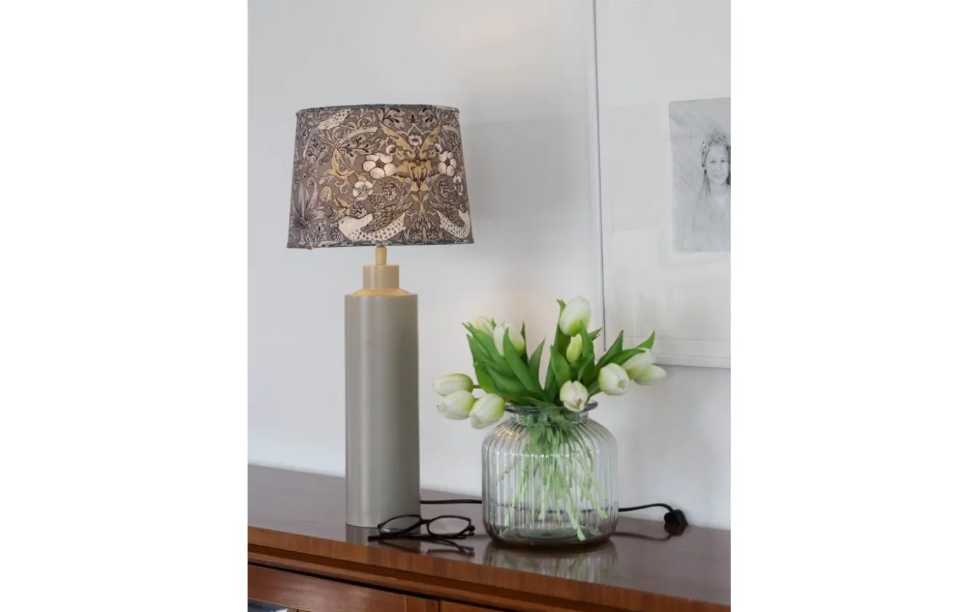Solo Bordslampa 58cm Matt Beige/Multi