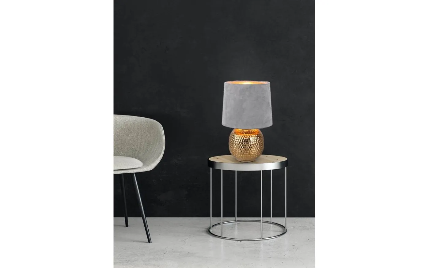 Sophia Bordslampa E14 grå