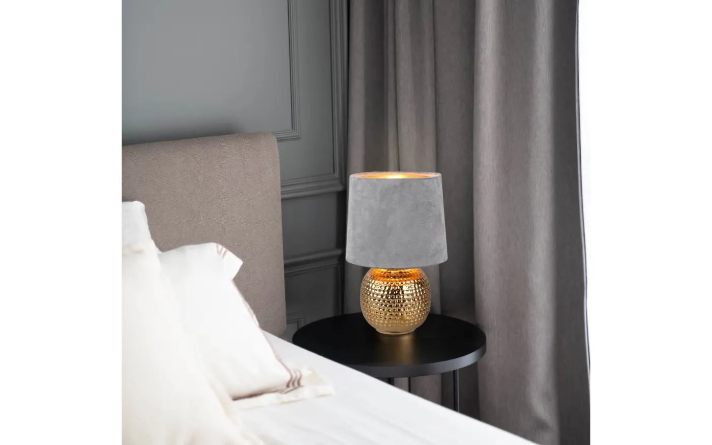 Sophia Bordslampa E14 grå